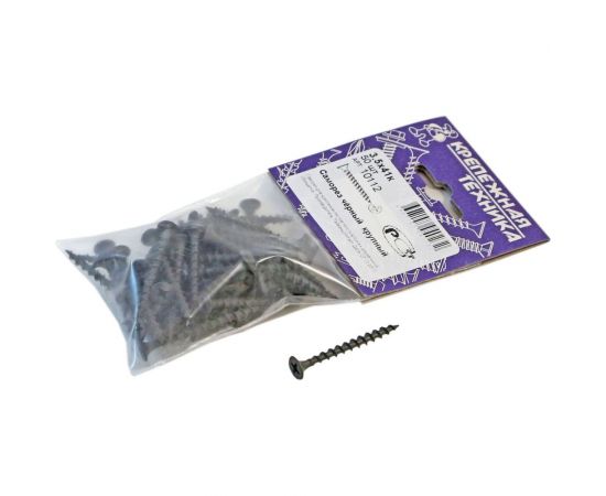 Саморез крепежная техника черный, 3,5x41 к 50 шт. 10112 – изображение 2