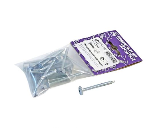 Саморез крепежная техника прессшайба, сверло, 4,2x51 20 шт. 10514 – изображение 2
