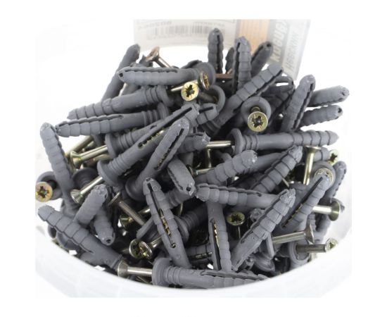 Дюбель-гвоздь Невский Крепеж 6х40 гриб, манжета, полипропилен 150 шт. 802664 – изображение 2