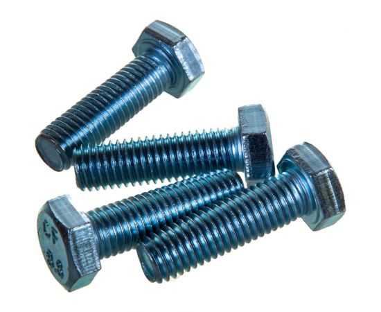 Болт с ШГ и полной резьбой ЕВРОПАРТНЕР DIN933 Zn 12х40 4шт. 2 0365 1 – изображение 2