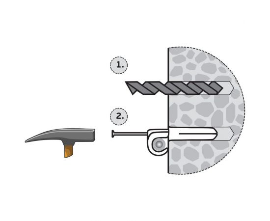 Дюбель для крепления скобы ЕВРОПАРТНЕР PDSC-6 100 шт. 3 0722 2 – изображение 2