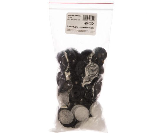 Шайба для поликарбоната крепежная техника БРОНЗА диам. 30 с прокладкой, 70 шт. 430916 БК – изображение 2