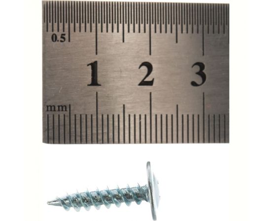 Саморезы Зубр с прессшайбой по листовому металлу до 0,9мм, PH2, 4,2x19мм, ТФ1, 450шт 4-300191-42-019 – изображение 3