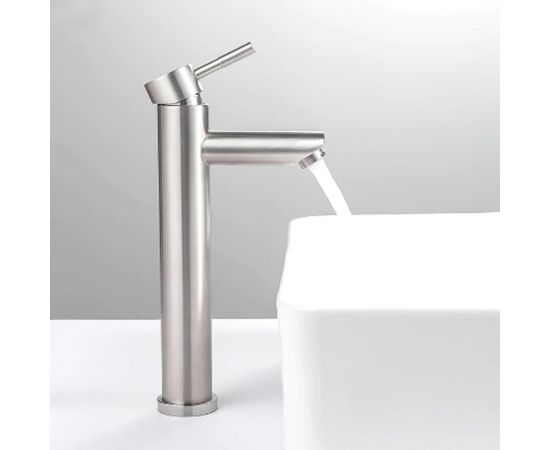 Смеситель для накладной раковины OLIVES balear нержавеющая сталь 13133BL – изображение 3