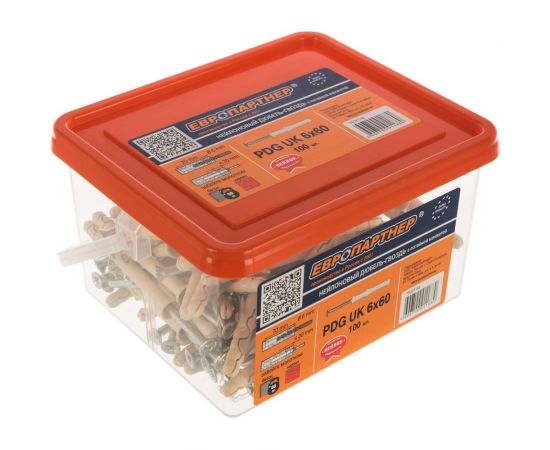 Дюбель-гвоздь с потайной манжетой ЕВРОПАРТНЕР PDG UK 6x60, 100 шт. 76091188 – изображение 5