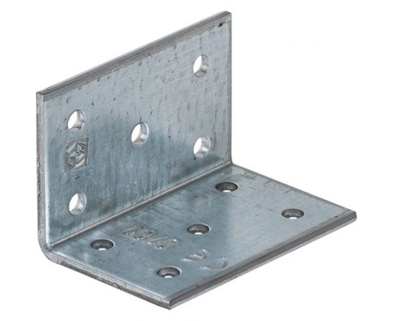 Крепежный уголок VORMANN 40х40х60х2,5 мм, оцинкованный 70 934 000 