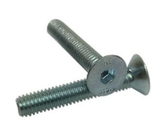 Винт ZAMETAL М16x45, пр. 10.9, с пот. гол., в/ш, DIN 7991, оц., уп. 50 шт. ZA521354 