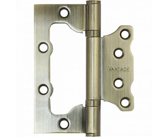 Петля без врезки Вантаж 125x75x2.5 бронза, 2 шт. B2-AB 