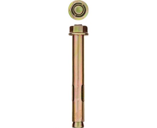 Анкерный болт с гайкой Зубр 10 x 97 мм, 40 шт, желтопассивированный, Профессионал 302342-10-097 