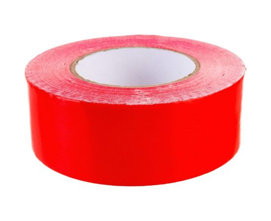 Армированная влагостойкая клейкая лента на тканевой основе УправДом красная, 50 мм х 50 м 4100002060 