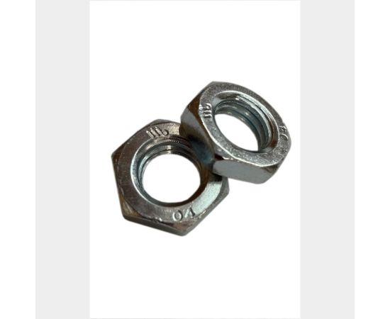 Гайка ZAMETAL низкая, шестигранная М16 DIN 439, оц., 200 шт ZA511799 