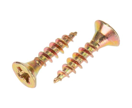 Универсальный саморез KRANZ 3x16, желтый цинк, 500 шт. KR-01-3311-010 