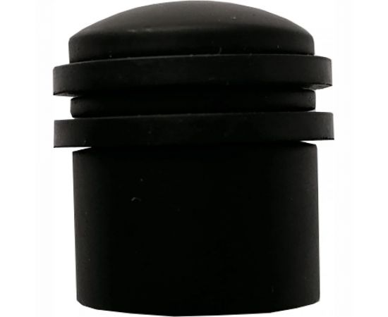 Дверной ограничитель Вантаж (диаметр 25 мм; высота 30 мм; черный) DS5BL 