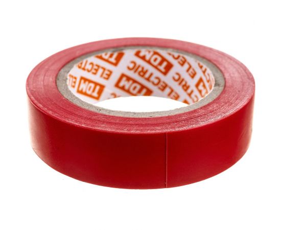 Изолента ПВХ TDM 0,13x15 мм красная 10 м SQ0526-0023 