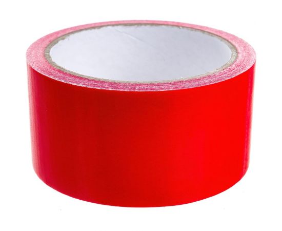 Армированная влагостойкая клейкая лента на тканевой основе УправДом красная, 50 мм х 10 м 4100002059 