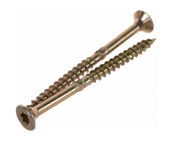 Конструкционный шуруп для дерева ЕВРОПАРТНЕР с фрезой, потай., ж/п, Torx 30, 6,0x70 + бита, 50 шт. B3 0049 