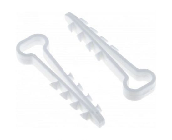Дюбель-хомут для плоского кабеля EKF 6х12 мм белый 10 шт. plc-cd-6x12w-r 