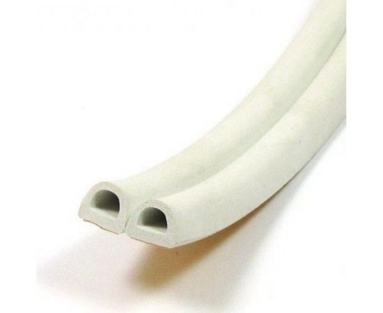 Самоклеящийся уплотнитель Sila D-профиль, 12 м, белый W12 SILADW12 