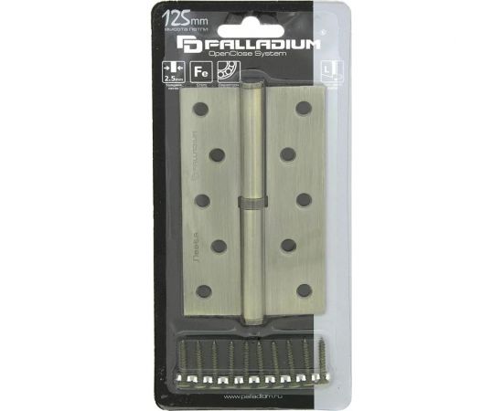 Дверная петля Palladium N 613-S-5" AB правая 00010908 – изображение 2