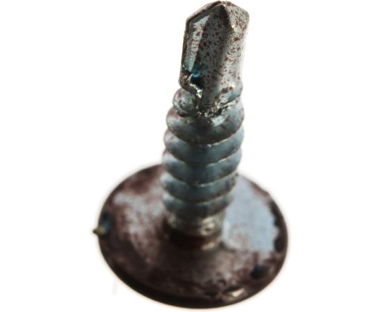 Саморезы с прессшайбой и сверлом по листовому металлу до 2мм Зубр RAL-8017 PH2 4,2х16мм 500шт 300211-42-016-8017 – изображение 2