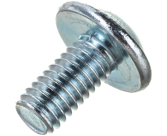 Винт ZAMETAL М6х12 с полусфер. гол. и прессш., DIN 967, оц., 500 шт ZA514295 – изображение 2