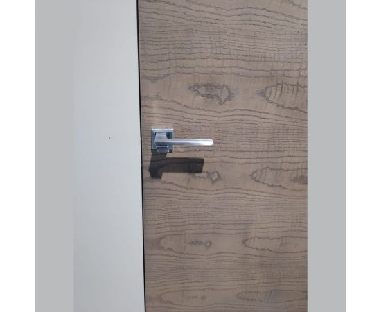 Дверная ручка MORELLI ""GVI"" MH-29 SC/CP-S, на квадратной накладке, цвет - матовый хром/ хром 9010142 – изображение 2