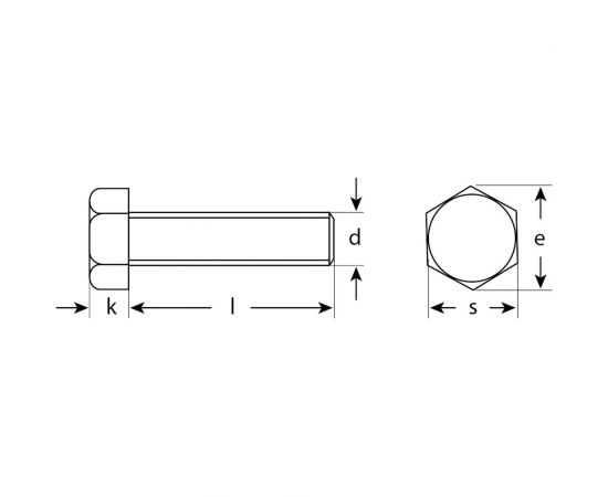Болт ЗУБР ГОСТ 7798-70 M5 x 35 мм 5 кг кл. пр. 5.8 оцинк. 303080-05-035 – изображение 2