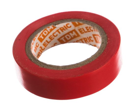 Изолента ПВХ TDM 0,13x15 мм красная 10 м SQ0526-0023 – изображение 3