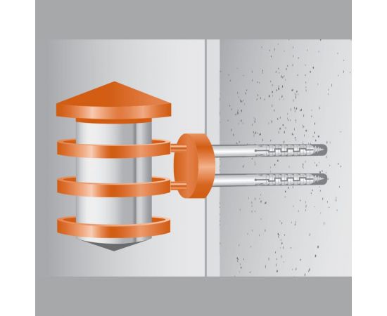 Нейлоновый распорный дюбель для сквозного монтажа с шурупом ЕВРОПАРТНЕР PNDS 8x80mm, 250 шт 86878 – изображение 3