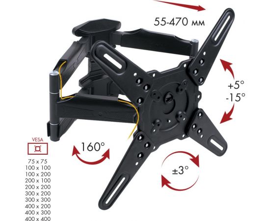 TV кронштейн Kromax ATLANTIS 45 grey 20217 – изображение 8