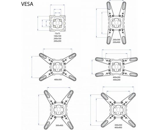 TV кронштейн Kromax ATLANTIS 45 grey 20217 – изображение 9