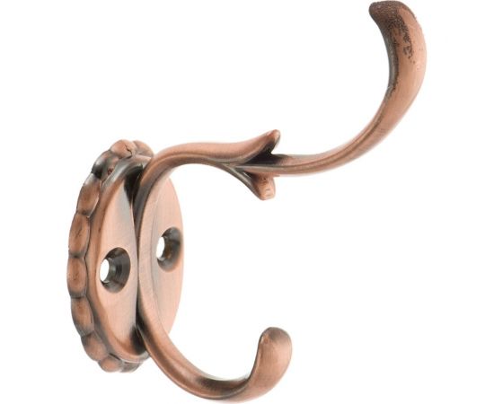 Мебельный крючок KERRON Д66 Ш29 В60, античная медь KR 0111 AC 