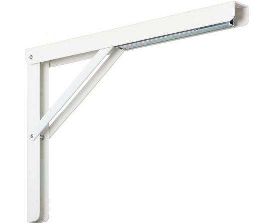 Складной кронштейн VORMANN Multi-Line 200х300х30х1,5 мм, оцинкованный, цвет: белый, 200 кг 00152 300 W 