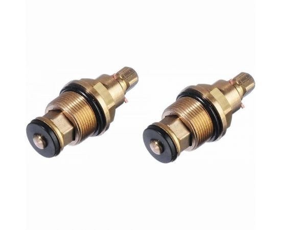 Комплект кран-букс Профсан ПСМ резина M18х1 квадрат 7х7, 2 резьбы, 2 шт в блистере PSM-1297B-181 