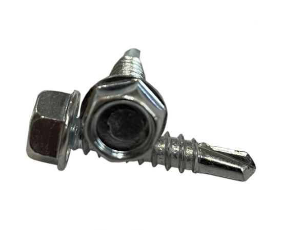 Саморез ZAMETAL 3,9x25 со сверлом и шестигранн. головкой, DIN 7504K, оц., уп. 1000 шт. ZA081368 