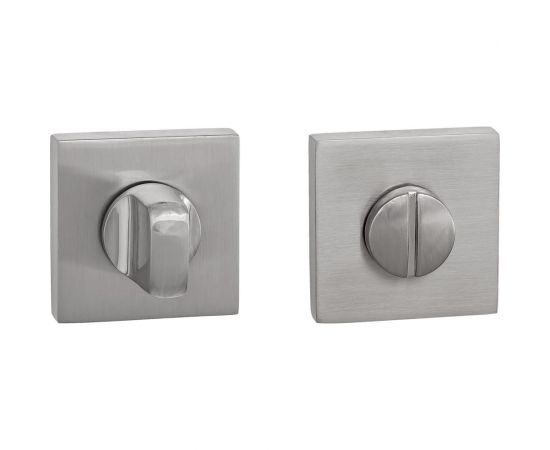 Завертка к ручкам PUERTO квадратная, никель матовый INBK AL 03 SN 