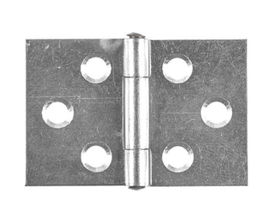 Прямая широкая петля VORMANN 25х38х0,8 мм, оцинк. латунный штифт 00504 025 Z 