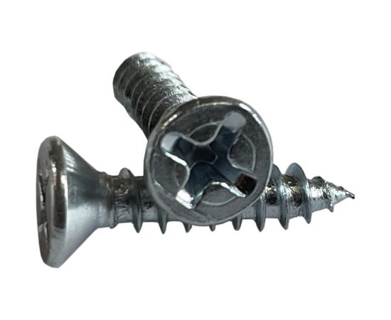 Саморез ZAMETAL 3,9х25 с потайн. гол., крест. шлиц, DIN 7982, оц., 1000 шт ZA081108 