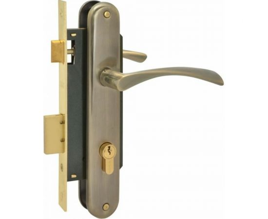 Врезной замок НОРА-М N100-85 К ст.бронза 8310 