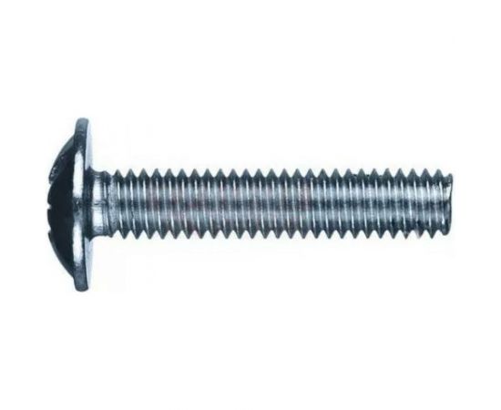 Винт ZAMETAL М8x45, с полусфер. гол. и прессш., DIN 967, оц., уп. 100 шт. ZA514523 