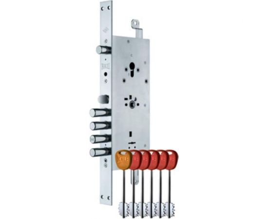 Врезной сувальдный перекодируемый замок Kale Kilit 476LR000001 476 LR CR 