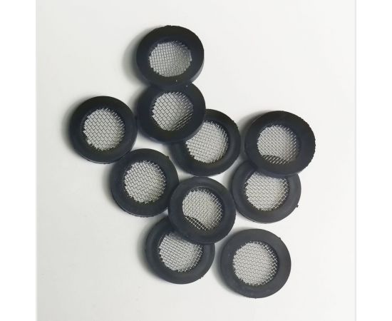 Резиновая прокладка Профитт 1/2"" с нержавеющей сеткой 19х10х2,5 мм - 10 шт. 2226230 