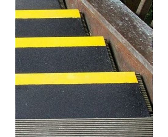 Противоскользящий профиль Mehlhose GmbH из стеклопластика, пластина с углом, 230мм х 1000мм х 30мм, среднее зерно GKMW2301000 