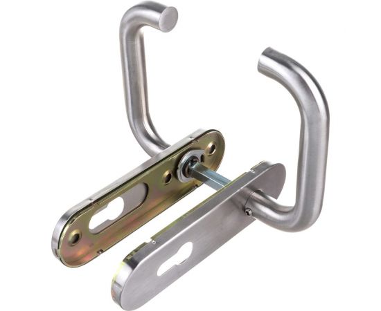 Комплект ручек с пружиной для противопожарных замков WindoorPro арт.1919 нерж. сталь 6276 