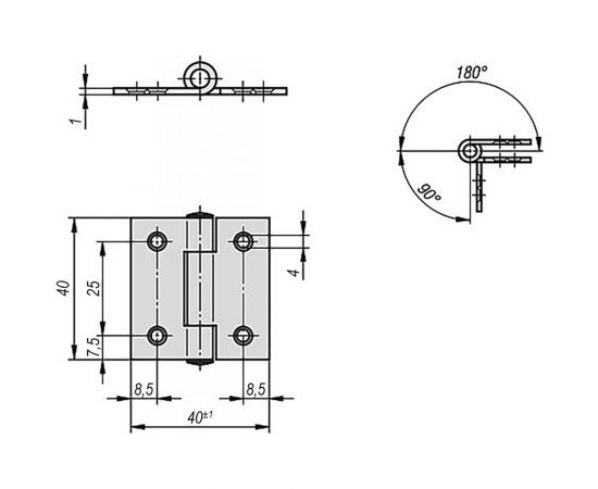Шарнир KIPP K1082.104201212 – изображение 2
