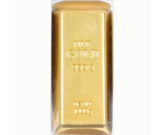 Стопор для дверей VORTEX Золотой слиток 16,5х8х4,5 см пластик 26018 – изображение 2