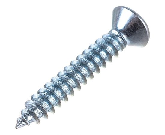 Саморез ZAMETAL 3,9х25 с потайн. гол., крест. шлиц, DIN 7982, оц., 1000 шт ZA081108 – изображение 2