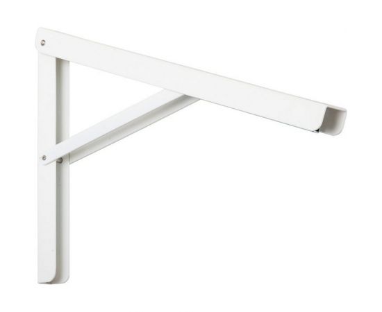 Складной кронштейн VORMANN Multi-Line 200х300х30х1,5 мм, оцинкованный, цвет: белый, 200 кг 00152 300 W – изображение 3