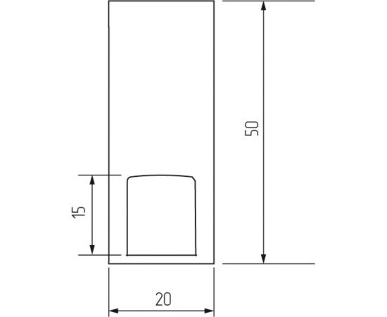 Крючок MF R19, 1-рожковый, хром матовый 10942v – изображение 3