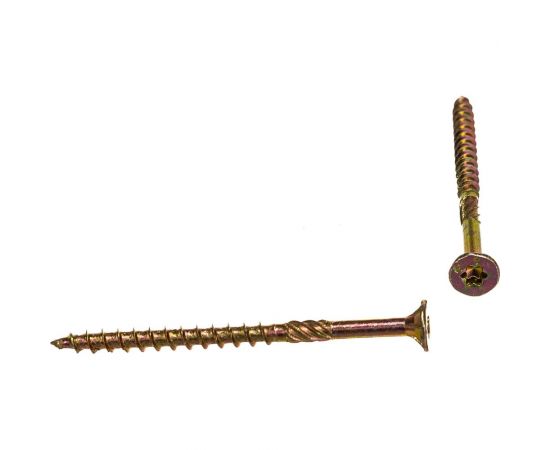 Саморез по дереву HIMTEX проф. желт. потай Torx 15 3,5x50 500 шт. 03550Fh – изображение 3